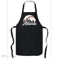 Atlanta Baseball Skyline Atlanta Cityscape Apron thumb 0