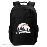 Atlanta Baseball Skyline Atlanta Cityscape Backpack thumb 0