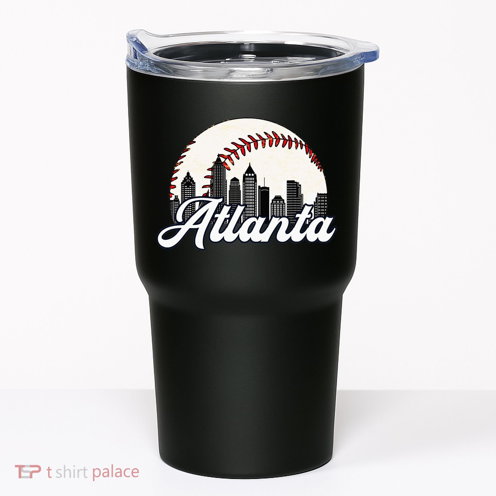 Atlanta Baseball Skyline Atlanta Cityscape Tumbler