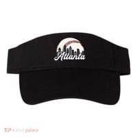 Atlanta Baseball Skyline Atlanta Cityscape Visor thumb 0