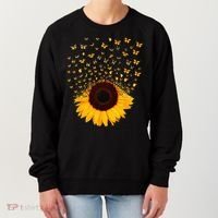 Adorable Butterfly Sunflower Women's Sweatshirt thumb 0