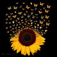 Adorable Butterfly Sunflower Backpack thumb 2