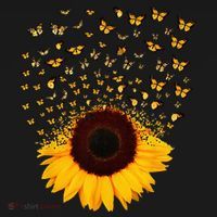Adorable Butterfly Sunflower Pajama Set thumb 2