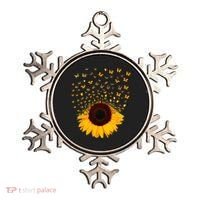 Adorable Butterfly Sunflower Ornament thumb 0