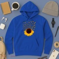 Adorable Butterfly Sunflower Hoodie thumb 3