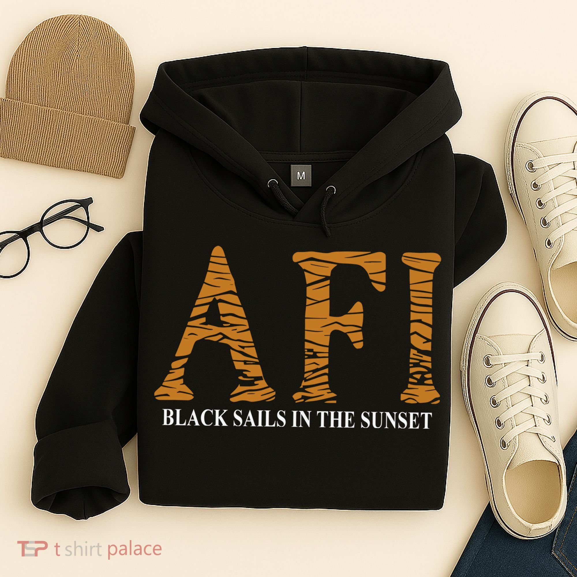 Afi Black Sails Waves Hoodie