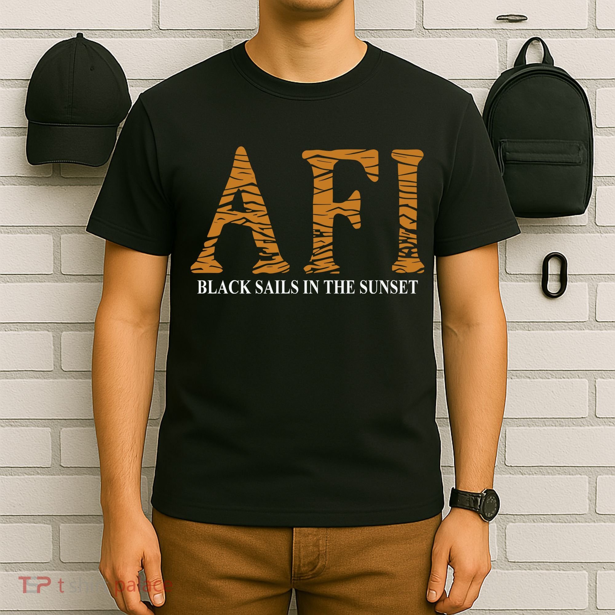 Afi Black Sails Waves T-Shirt