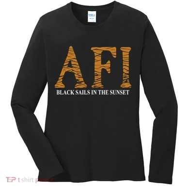 Afi Black Sails Waves Women's Long Sleeve Shirt