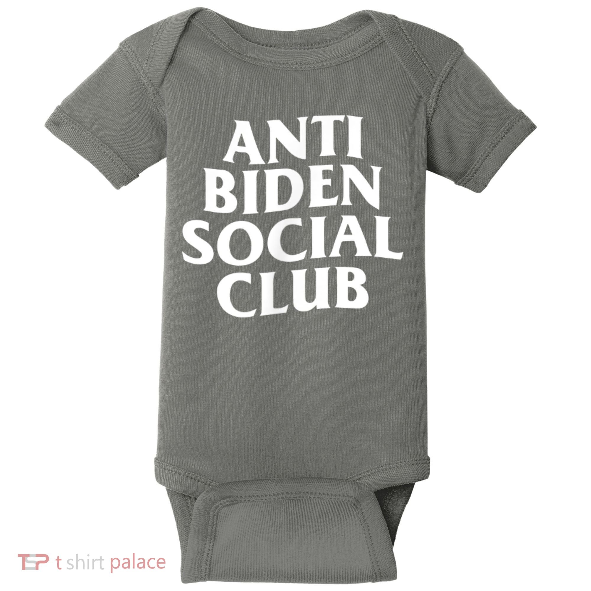 Anti Biden Social Club Baby Bodysuit