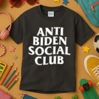 Anti Biden Social Club Kids T-Shirt thumb 3