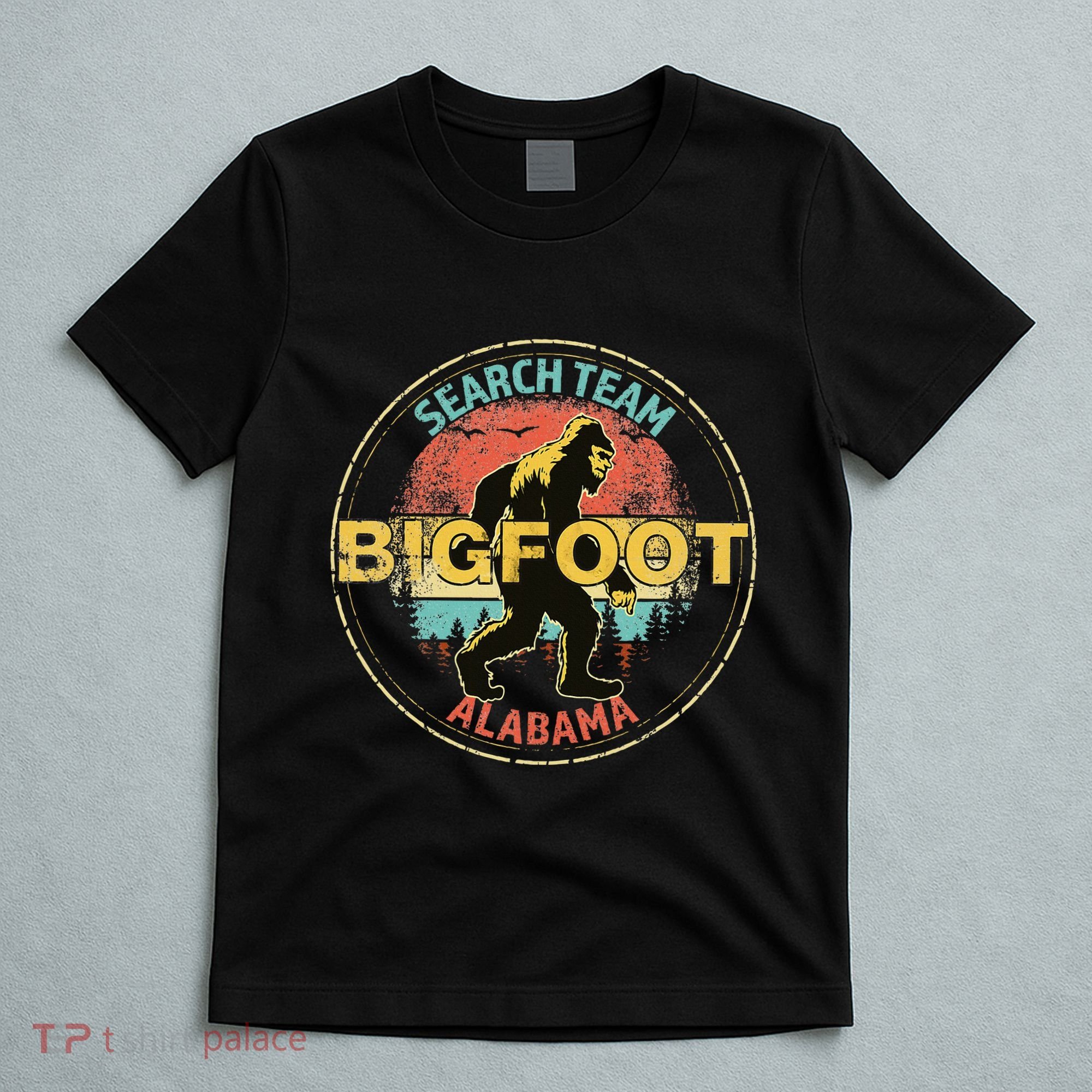 Alabama Bigfoot Search Team Sasquatch Merchandise T-Shirt