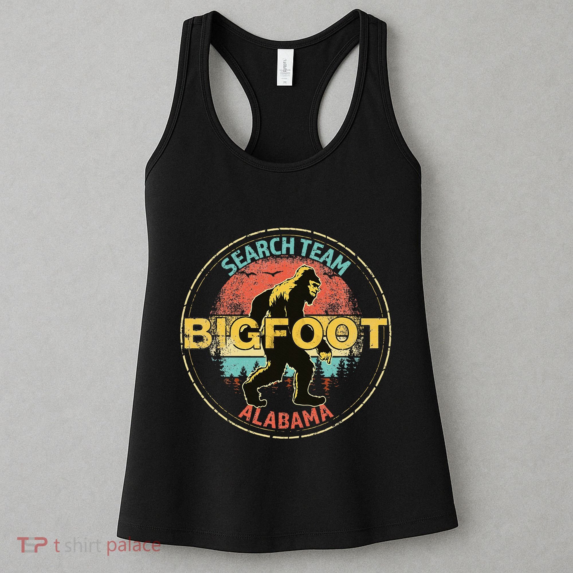 Alabama Bigfoot Search Team Sasquatch Merchandise Women's Tank Top