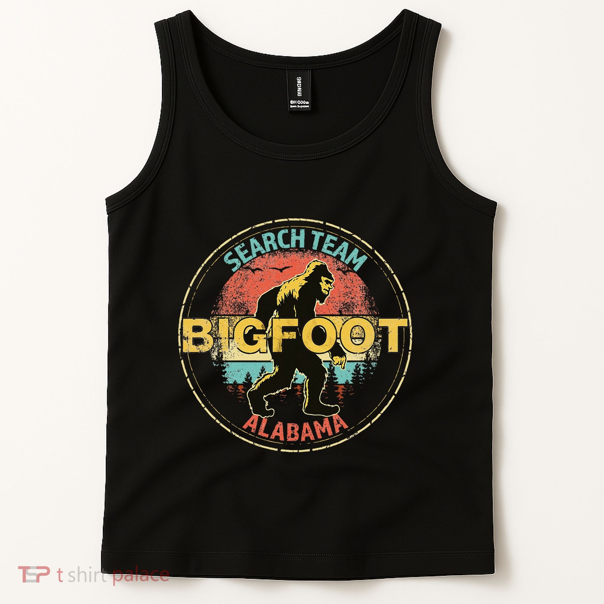 Alabama Bigfoot Search Team Sasquatch Merchandise Tank Top