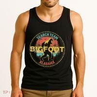 Alabama Bigfoot Search Team Sasquatch Merchandise Tank Top thumb 3