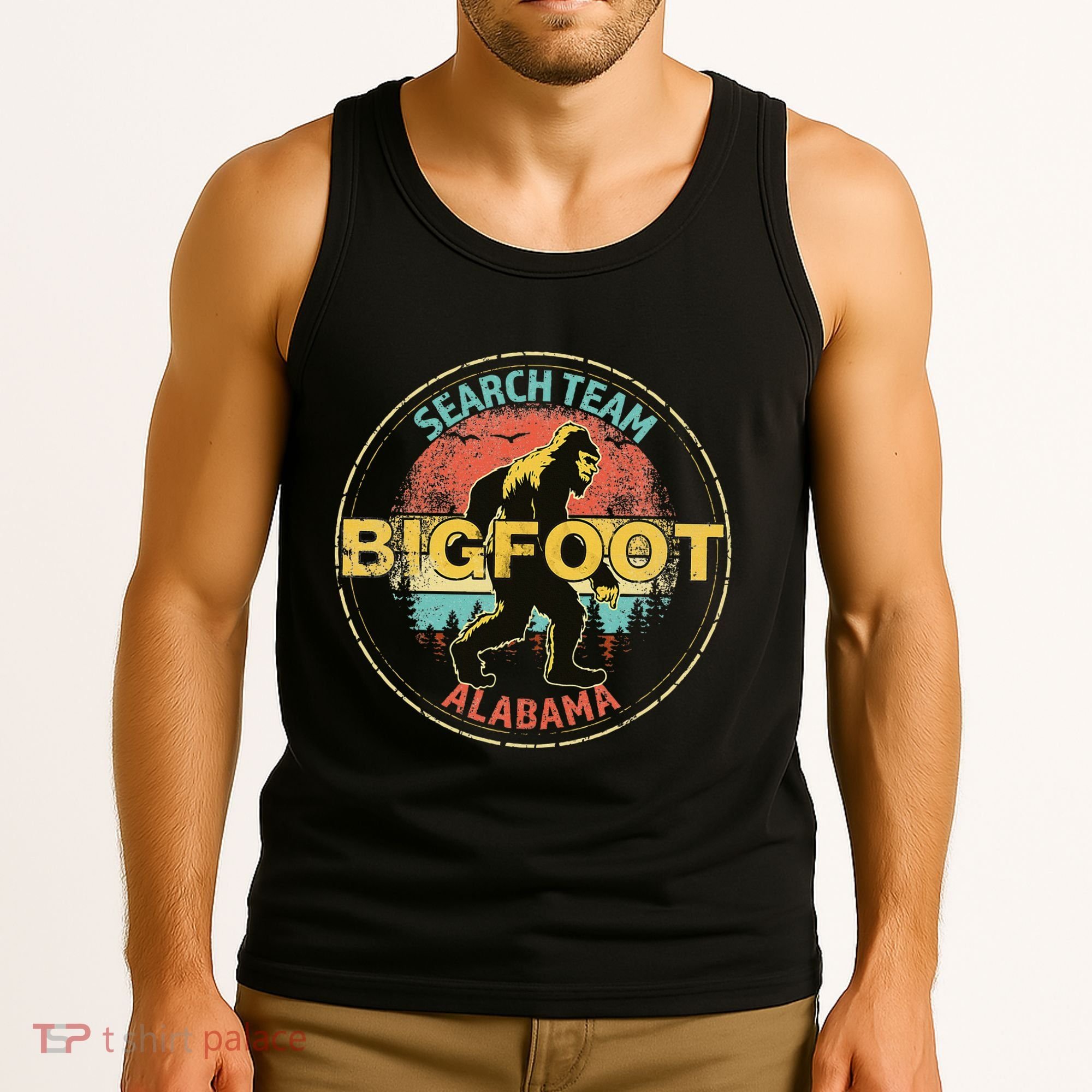 Alabama Bigfoot Search Team Sasquatch Merchandise Tank Top