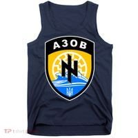 Azov Battalion Support Ukraine Military Tank Top thumb 0