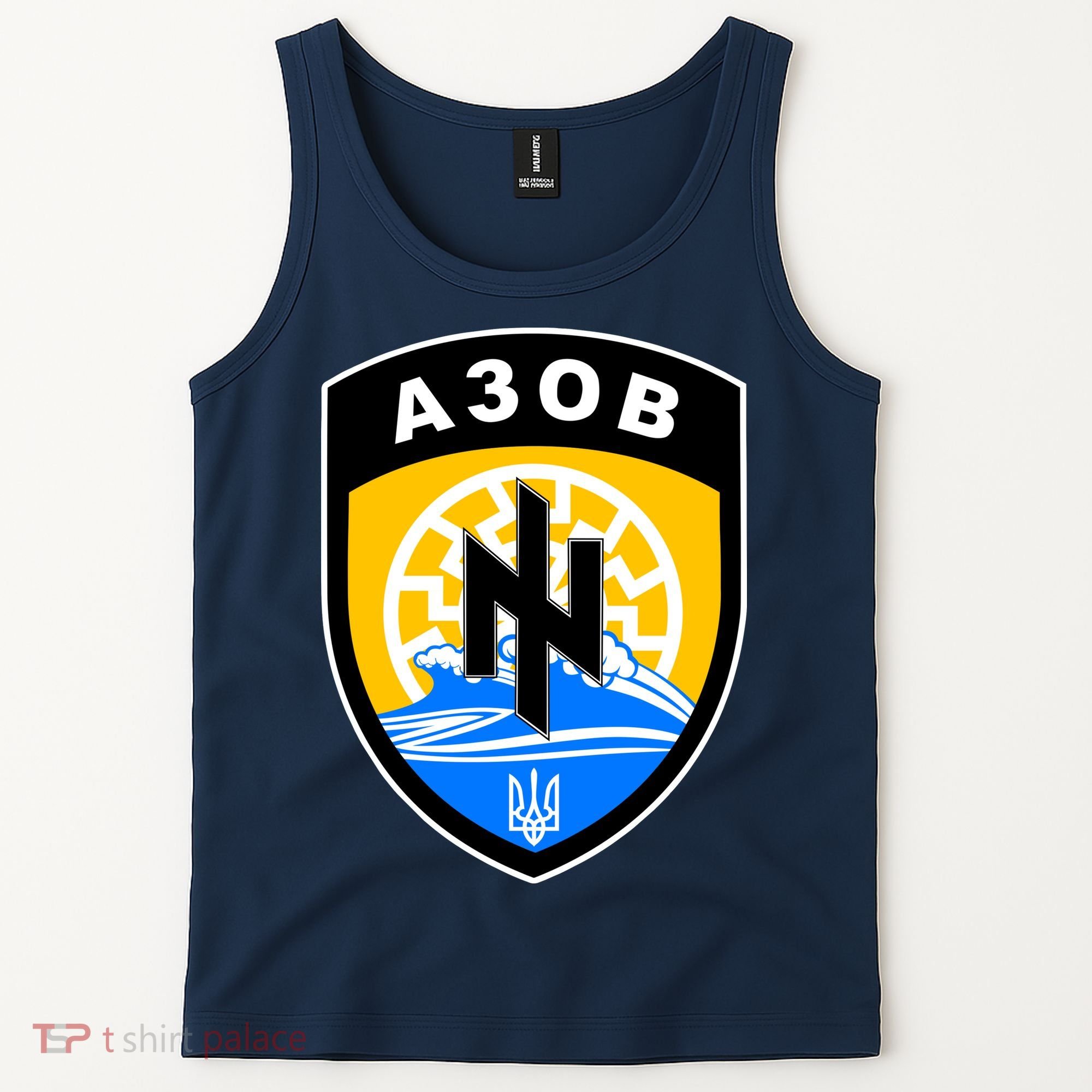 Azov Battalion Support Ukraine Military Tank Top