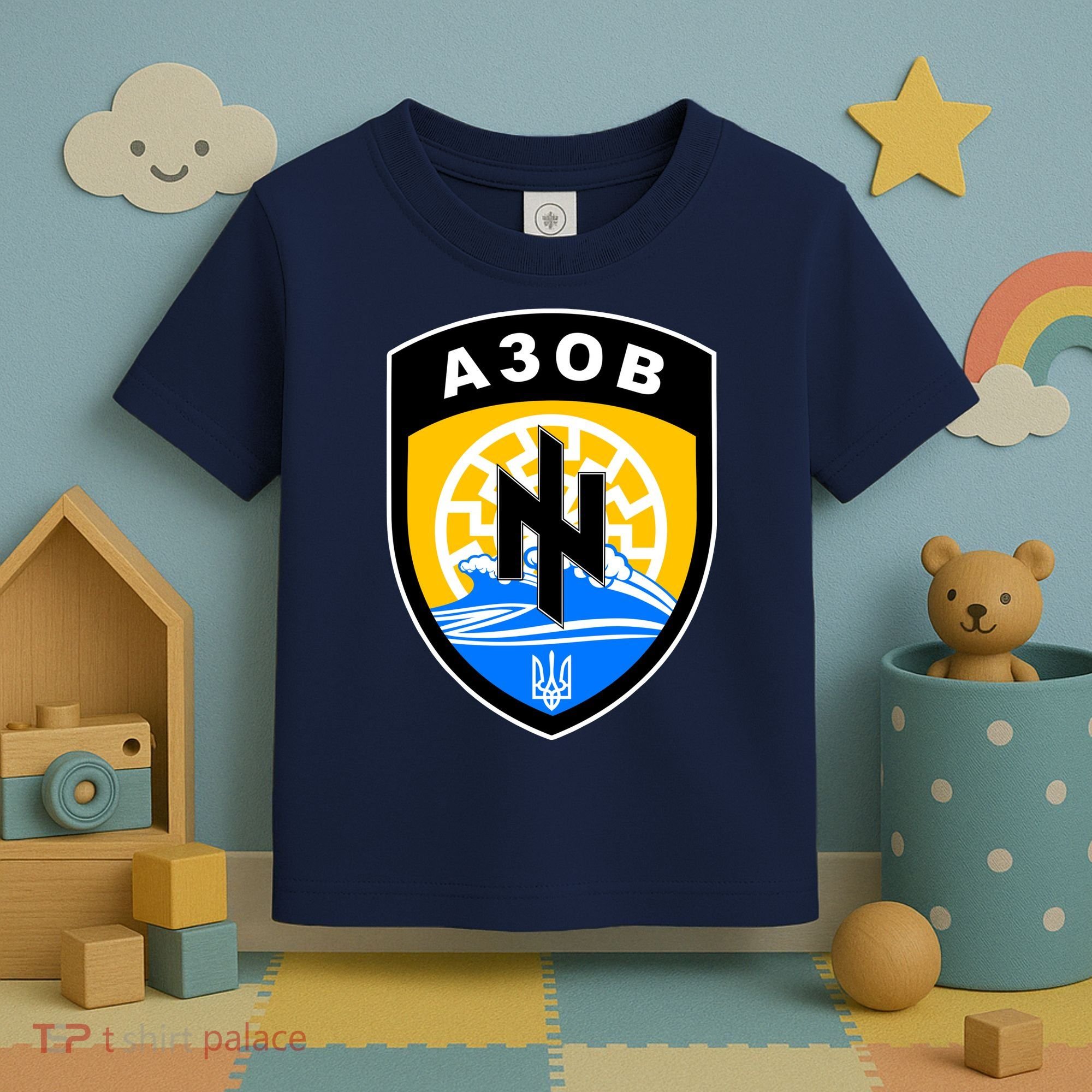Azov Battalion Support Ukraine Military Toddler T-Shirt