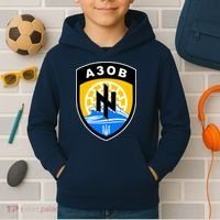 Azov Battalion Support Ukraine Military Kids Hoodie thumb 2