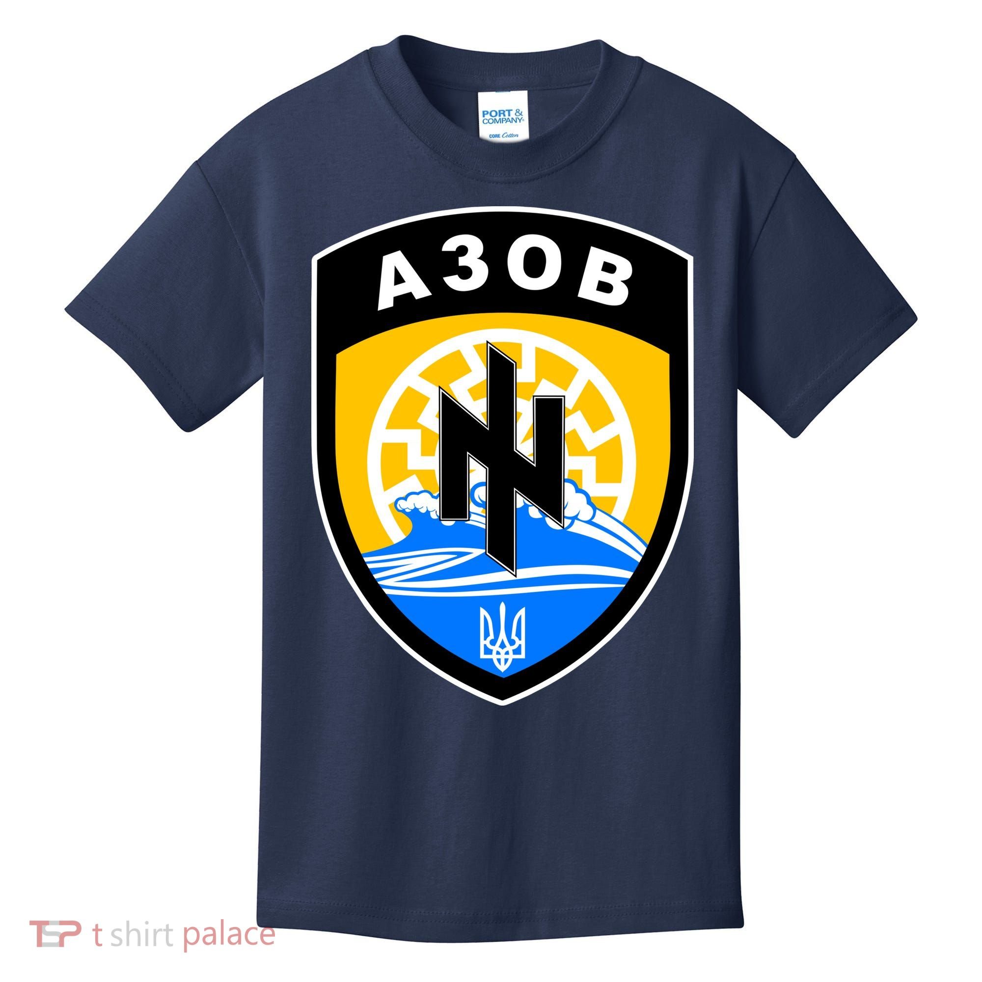 Azov Battalion Support Ukraine Military Kids T-Shirt