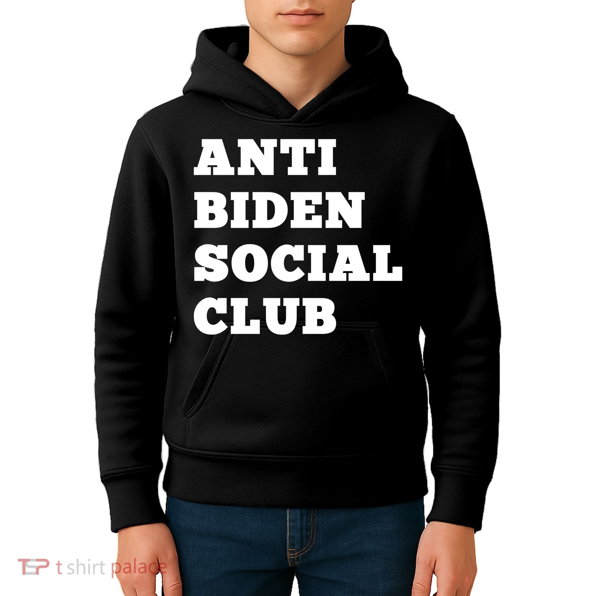 Anti Biden Social Club Shirt Kids Hoodie