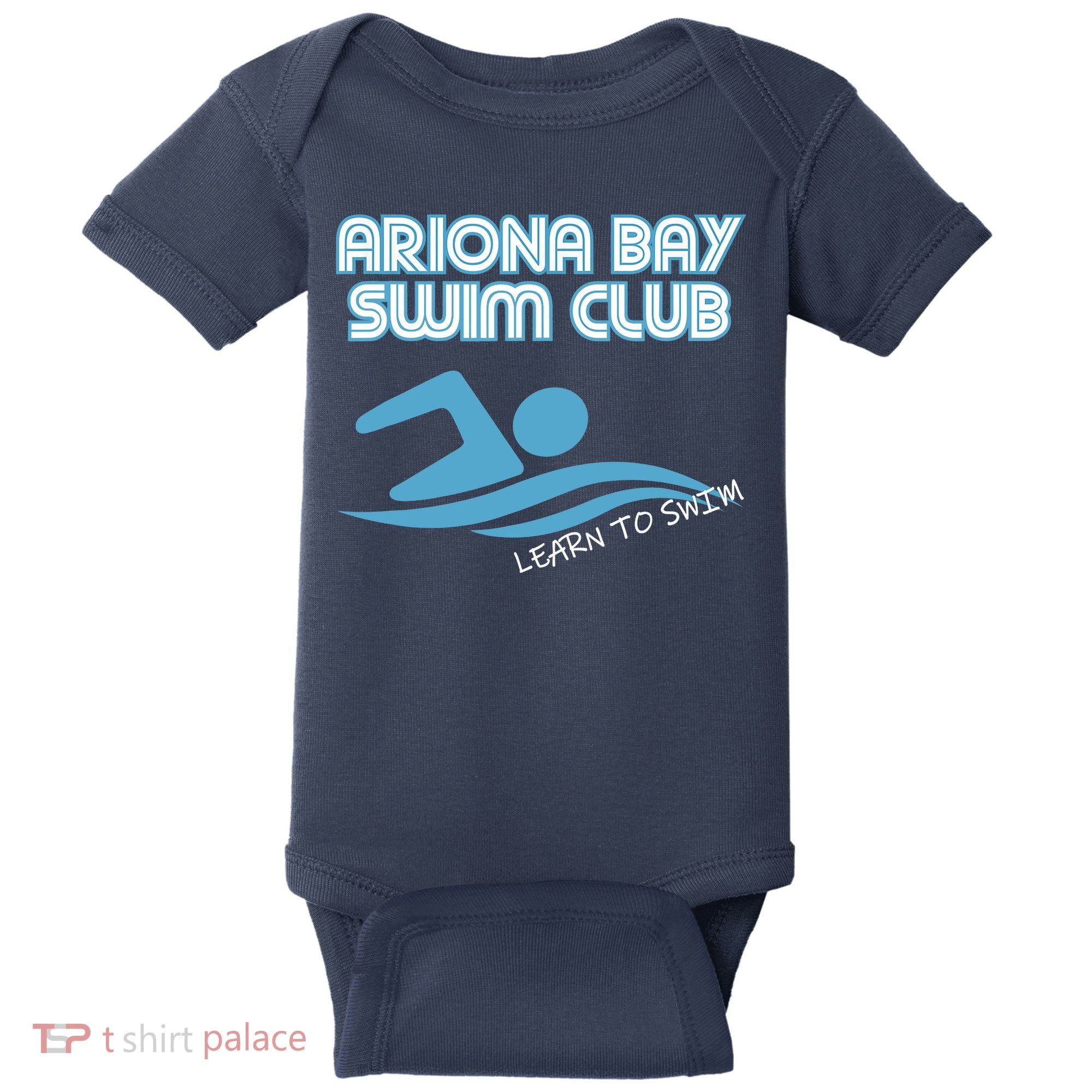 Arizona Bay Swim Club Learn To Swim Team Baby Bodysuit