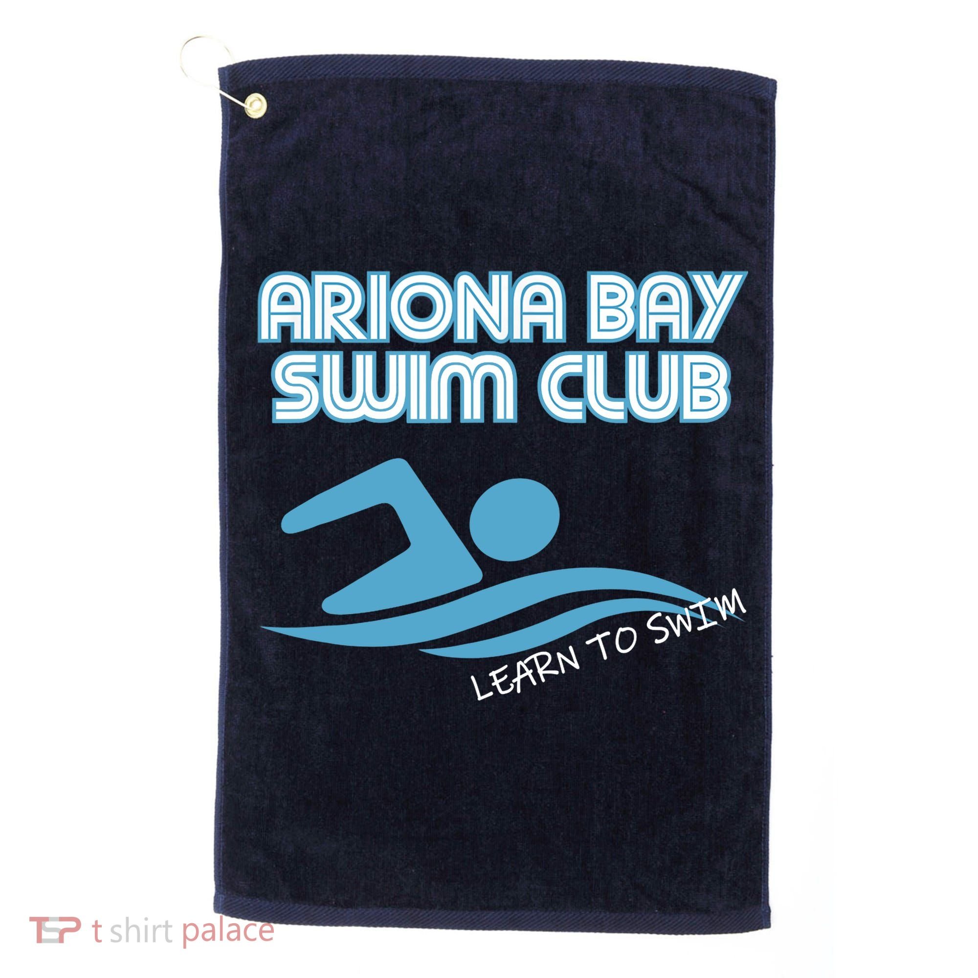 Arizona Bay Swim Club Learn To Swim Team Golf Towel