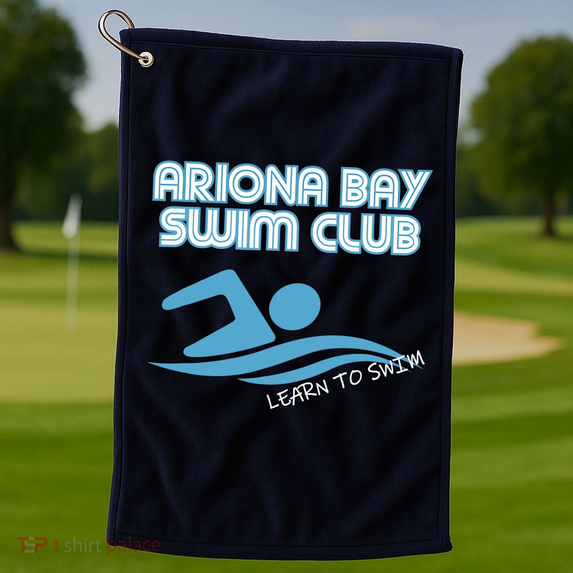 Arizona Bay Swim Club Learn To Swim Team Golf Towel