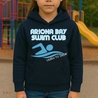 Arizona Bay Swim Club Learn To Swim Team Kids Hoodie thumb 3