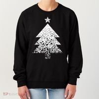 Abstract Big Christmas Tree Women's Sweatshirt thumb 0