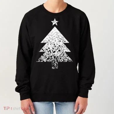 Abstract Big Christmas Tree Women's Sweatshirt