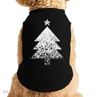 Abstract Big Christmas Tree Doggie Tank thumb 0