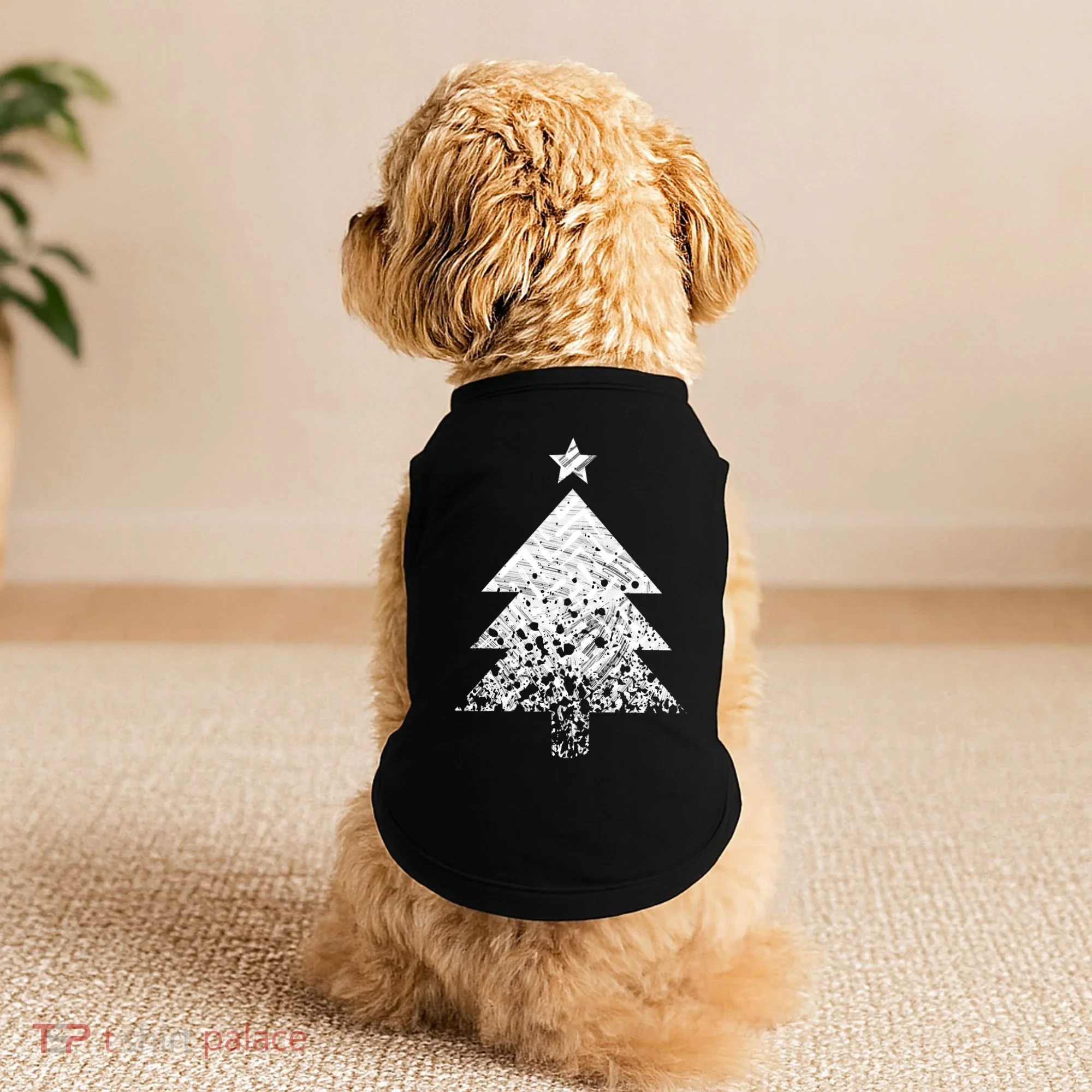 Abstract Big Christmas Tree Doggie Tank