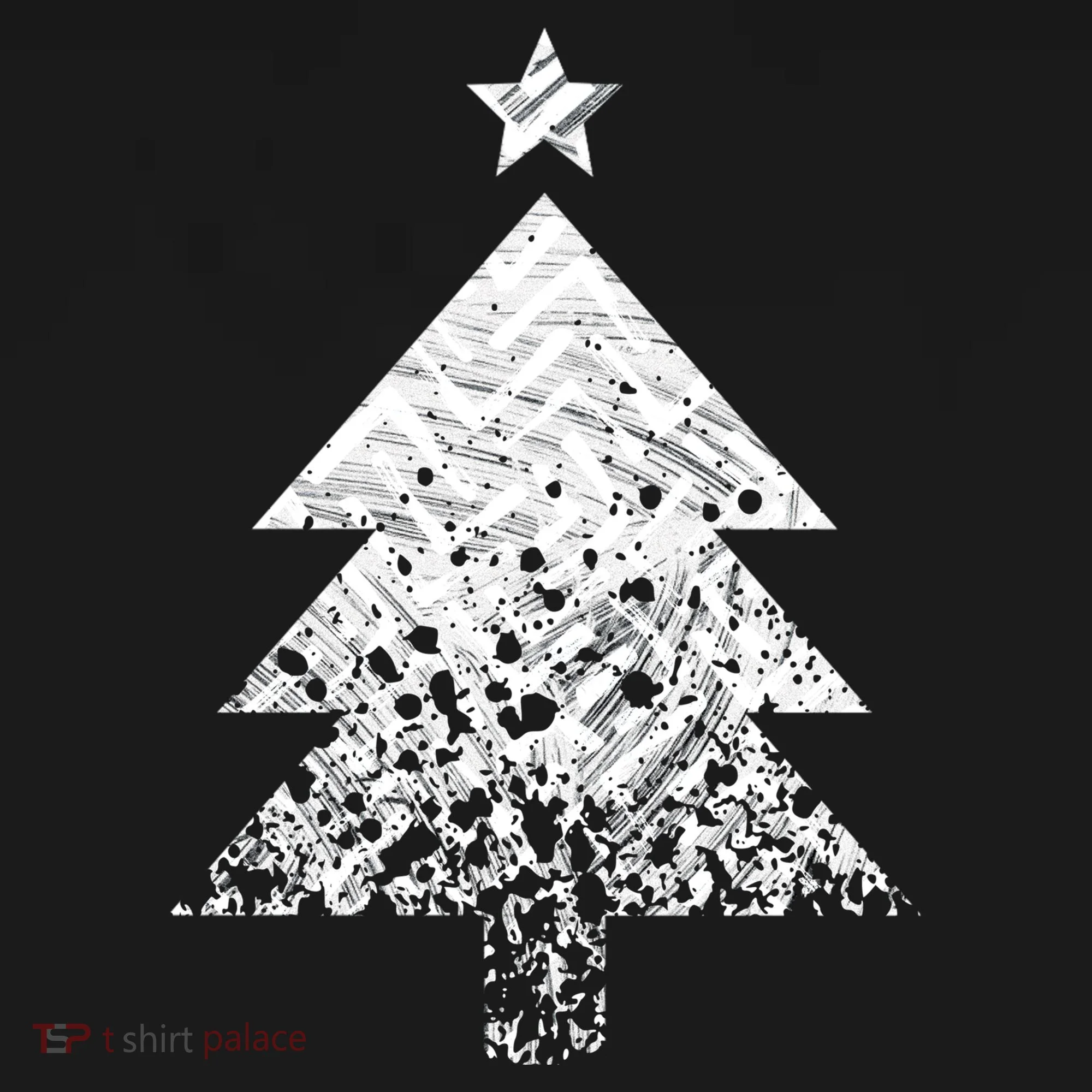 Abstract Big Christmas Tree Doggie Tank