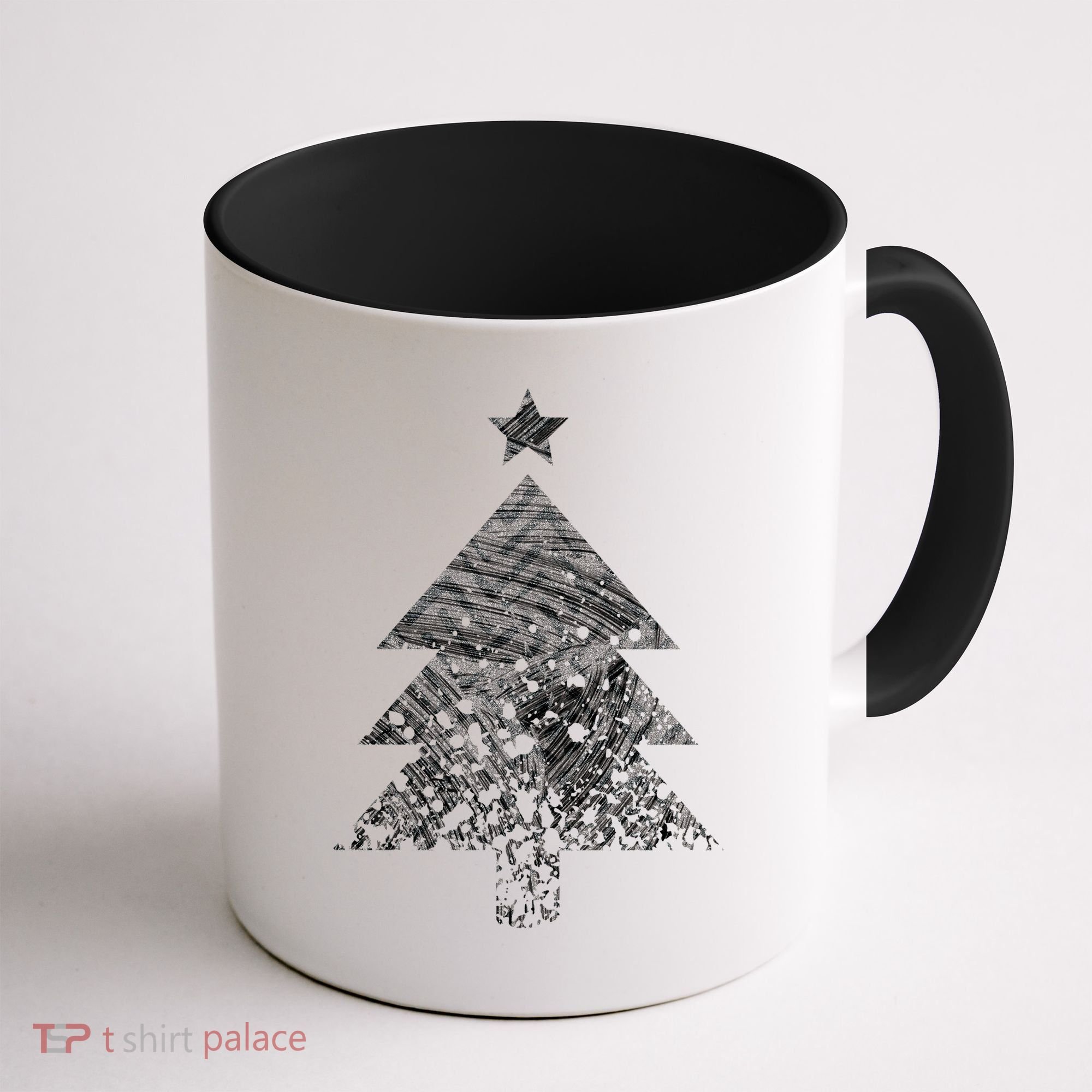 Abstract Big Christmas Tree Coffee Mug
