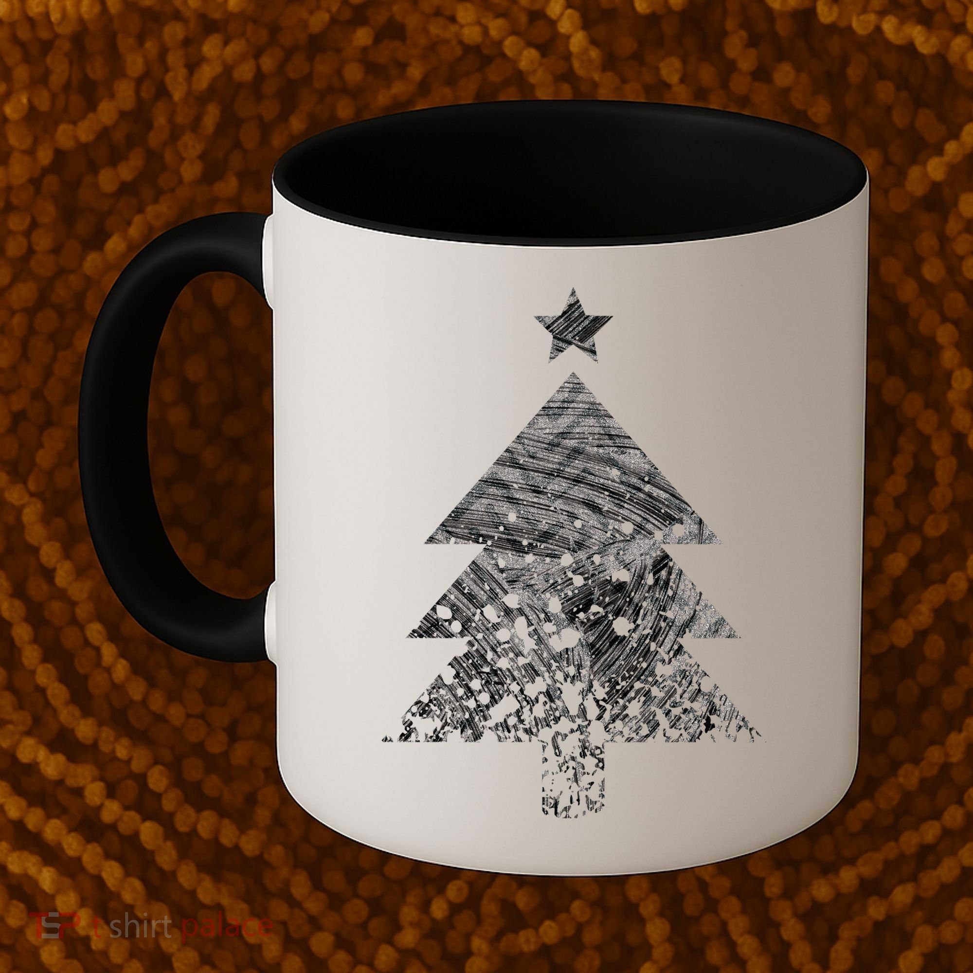 Abstract Big Christmas Tree Coffee Mug