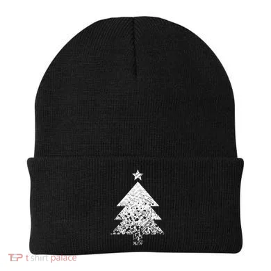 Abstract Big Christmas Tree Beanie