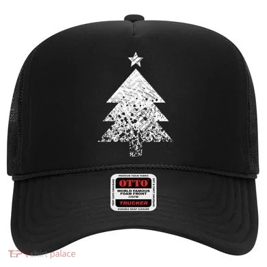 Abstract Big Christmas Tree Hat