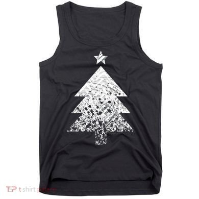Abstract Big Christmas Tree Tank Top