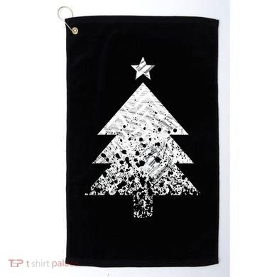 Abstract Big Christmas Tree Golf Towel