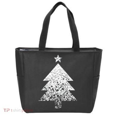 Abstract Big Christmas Tree Tote Bag