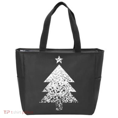 Abstract Big Christmas Tree Tote Bag