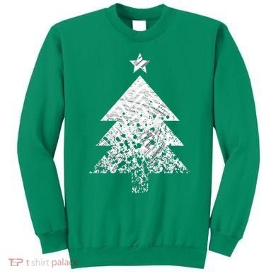 Abstract Big Christmas Tree Sweatshirt