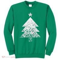 Abstract Big Christmas Tree Sweatshirt thumb 0