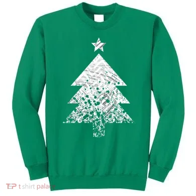 Abstract Big Christmas Tree Sweatshirt