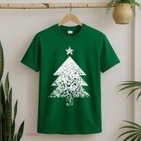 Abstract Big Christmas Tree T-Shirt thumb 2