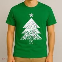 Abstract Big Christmas Tree T-Shirt thumb 3