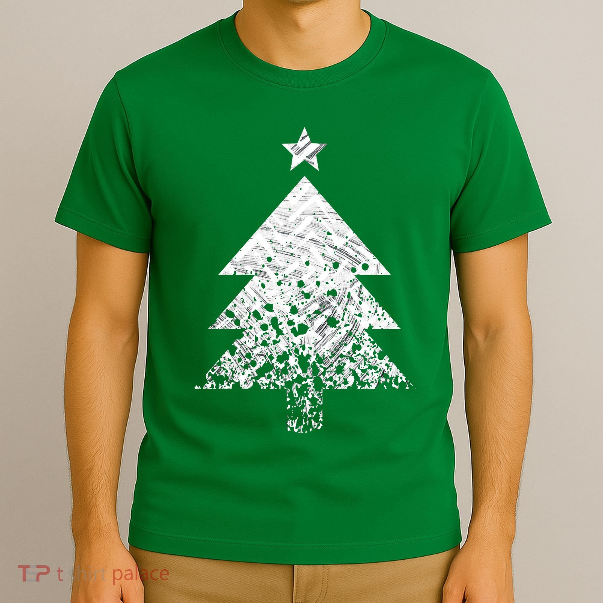 Abstract Big Christmas Tree T-Shirt