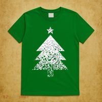 Abstract Big Christmas Tree T-Shirt thumb 5