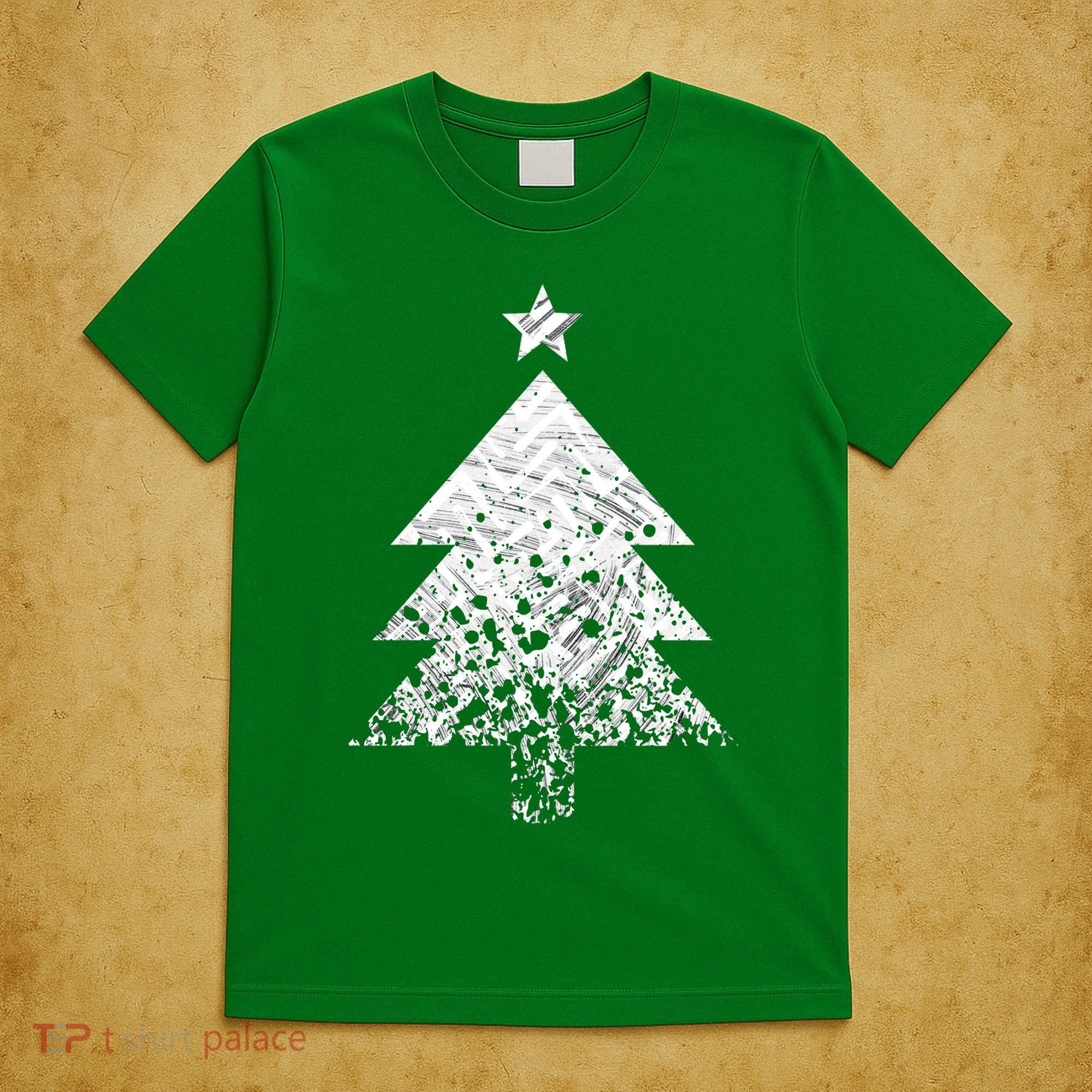 Abstract Big Christmas Tree T-Shirt